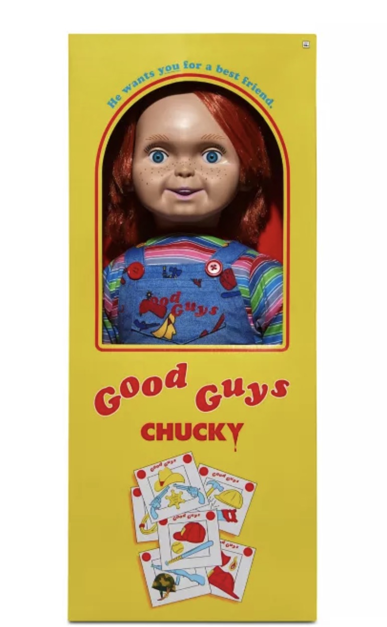 Officially Licensed Good Guys Chucky Doll 24” – Child’s Play Horror Collectible w/ B