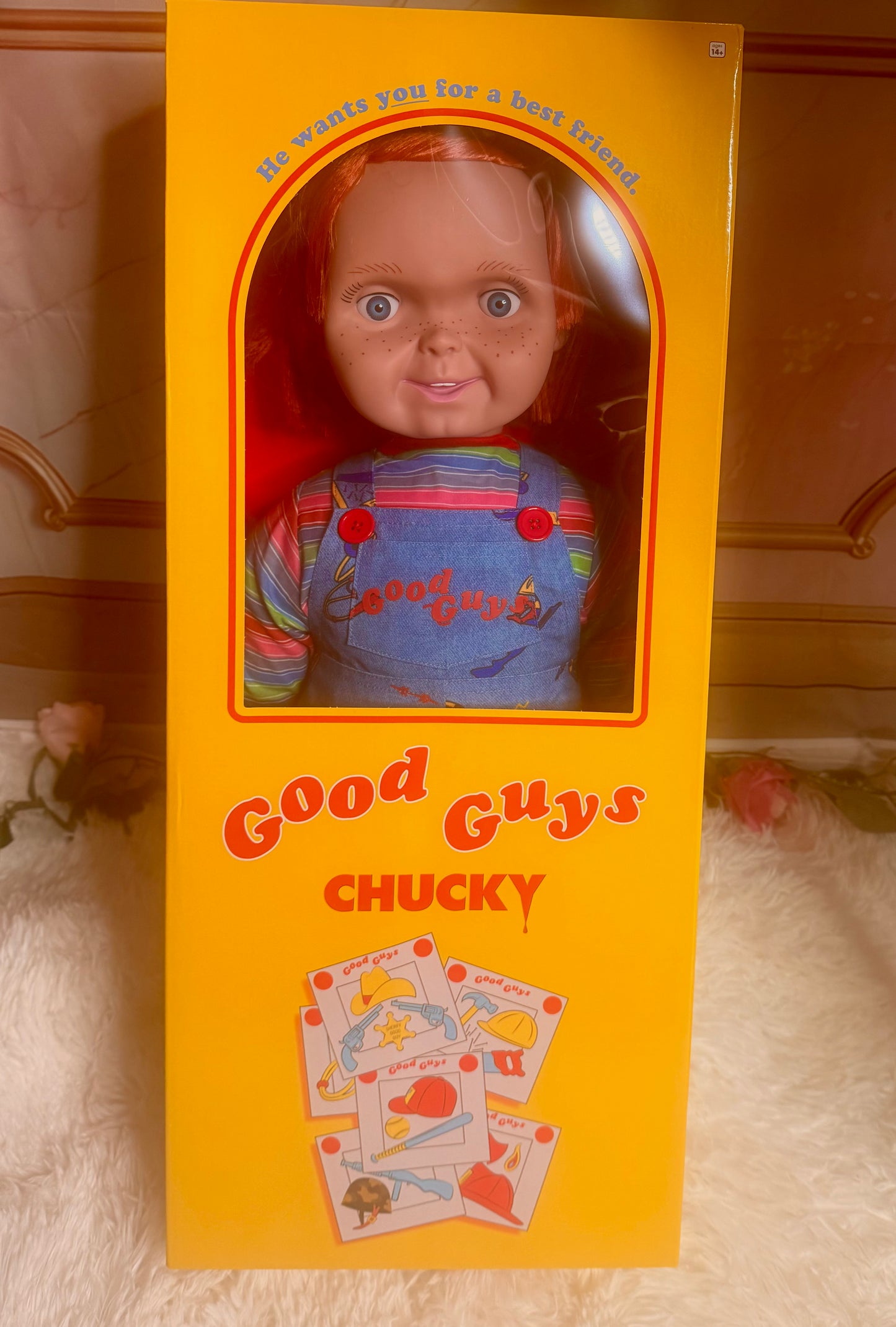 Officially Licensed Good Guys Chucky Doll 24” – Child’s Play Horror Collectible w/ B