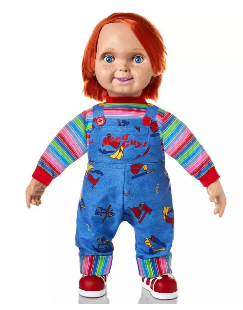 Officially Licensed Good Guys Chucky Doll 24” – Child’s Play Horror Collectible w/ B