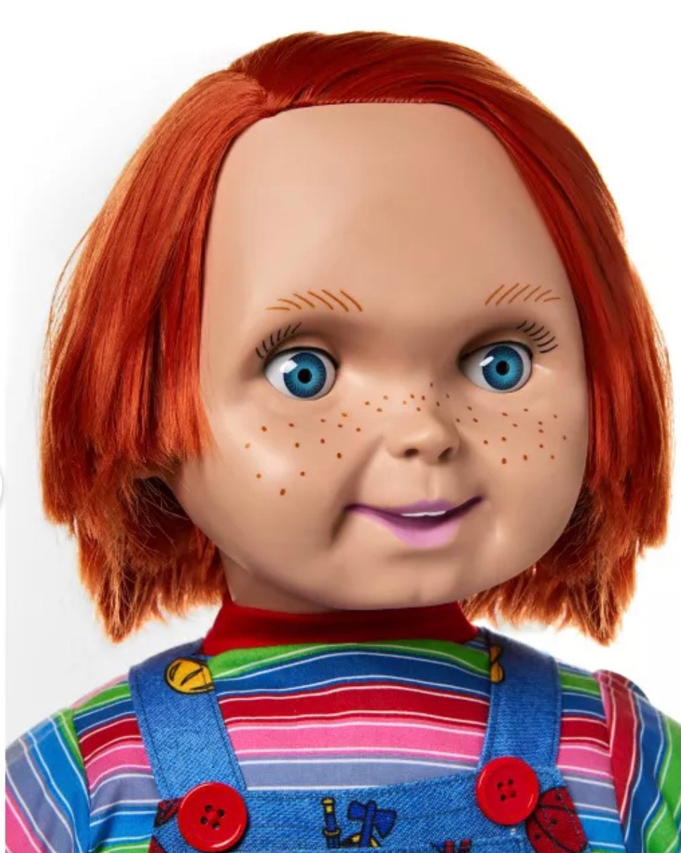 Officially Licensed Good Guys Chucky Doll 24” – Child’s Play Horror Collectible w/ B