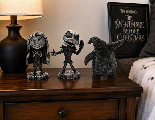 Disney The Nightmare Before Christmas Jack, Sally & Oogie Boogie 3-Piece Fig  3
