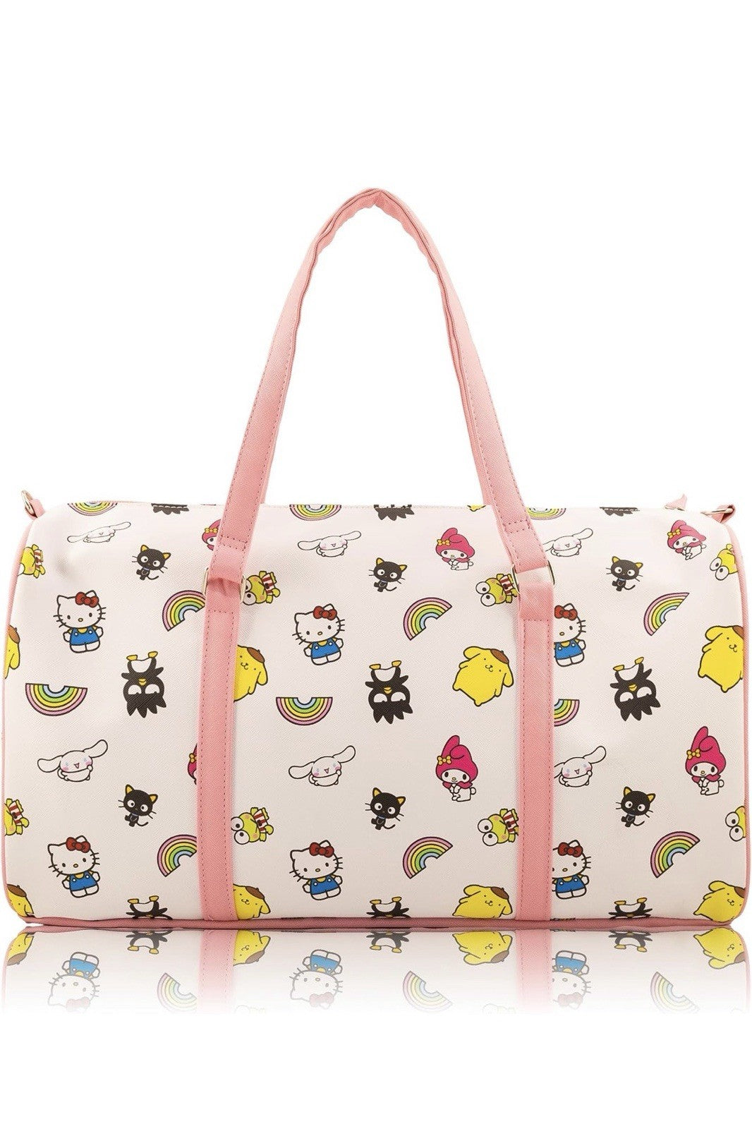 Hello Kitty & Friends Pink Duffel Bag – Sanrio Character Travel Overnight bag