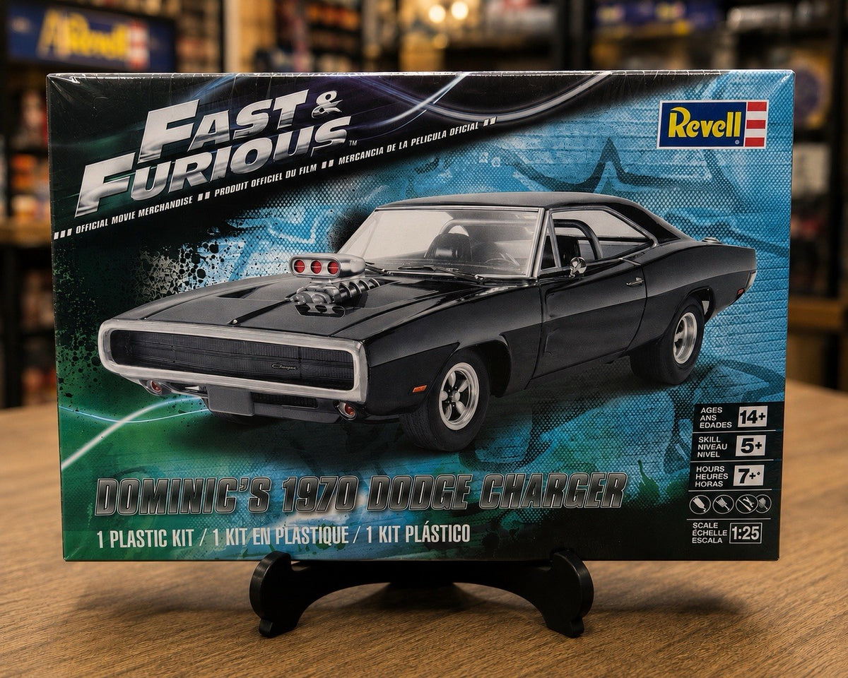 Fast & Furious Dominic’s 1970 Dodge Charger 1:25 Model Kit – New Sealed