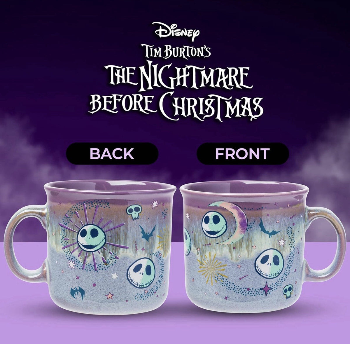 Disney The Nightmare Before Christmas Jack Skellington 20 oz Ceramic Mug
