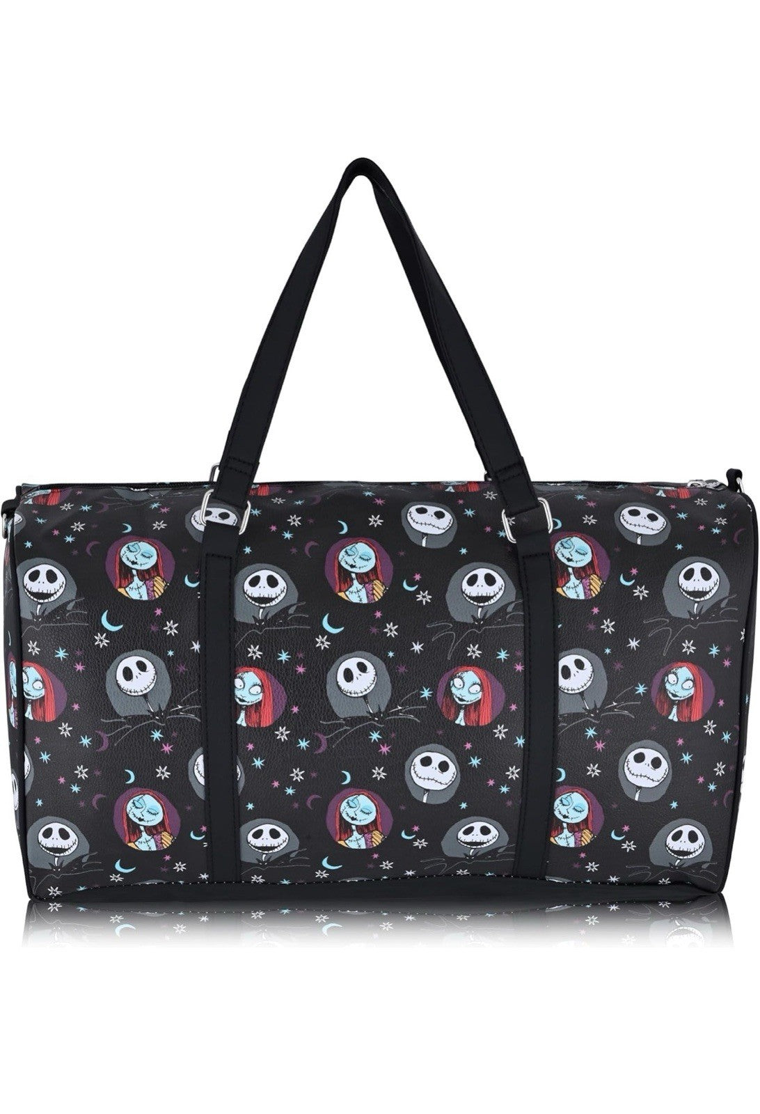 Disney The Nightmare Before Christmas Jack Skellington & Sally Black Duffle Bag