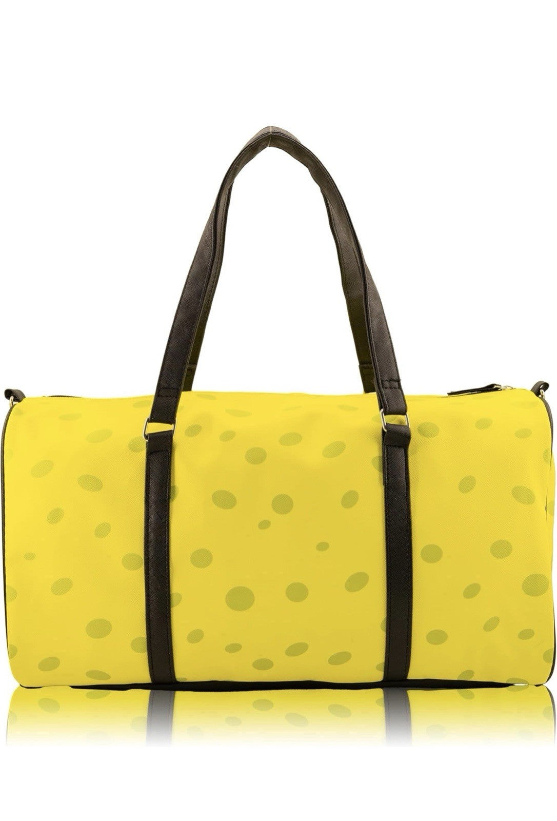 SpongeBob SquarePants Yellow Duffel Bag – Large Travel, Gym & Overnight Bag
