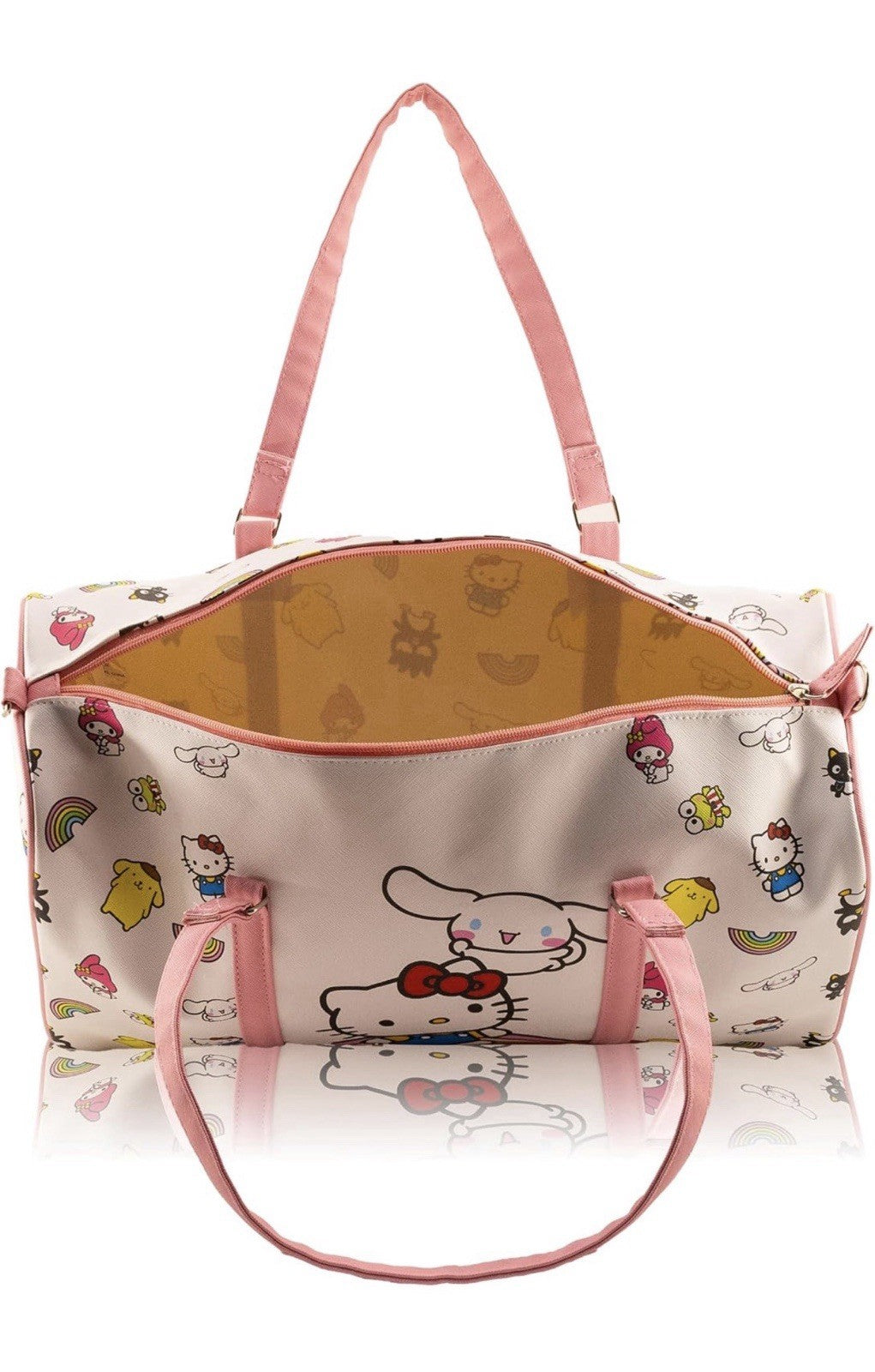 Hello Kitty & Friends Pink Duffel Bag – Sanrio Character Travel Overnight bag
