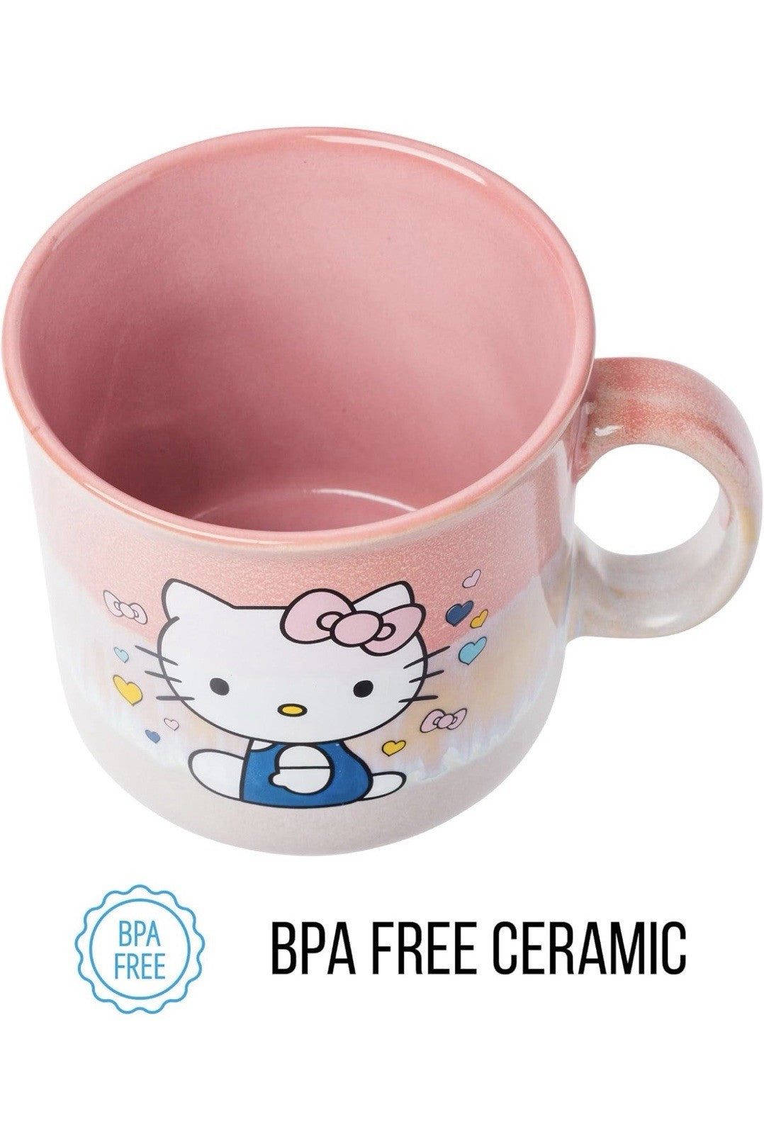Hello Kitty 20 oz Pink Iridescent Ceramic Mug – Official Sanrio