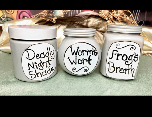 Disney Nightmare Before Christmas 3pc Apothecary Decorative Jar Set